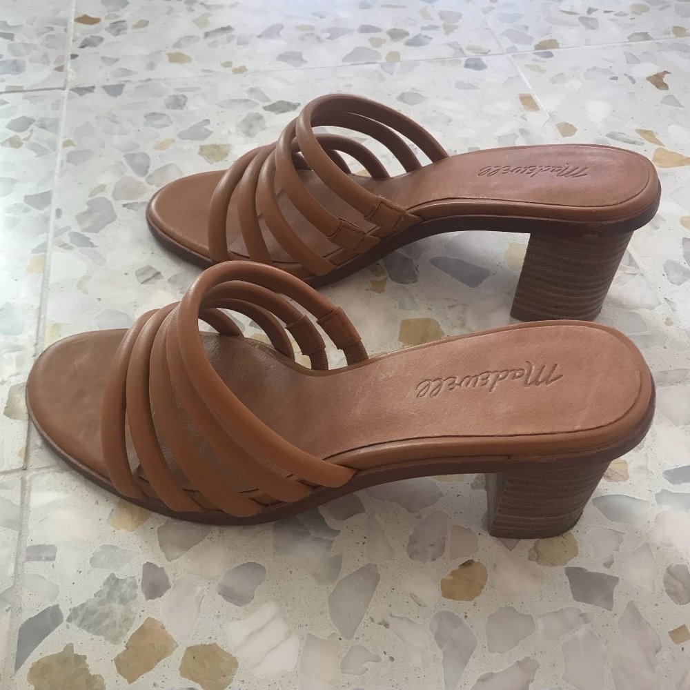Madewell Soft Strappy Heeled Sandal - Size 9